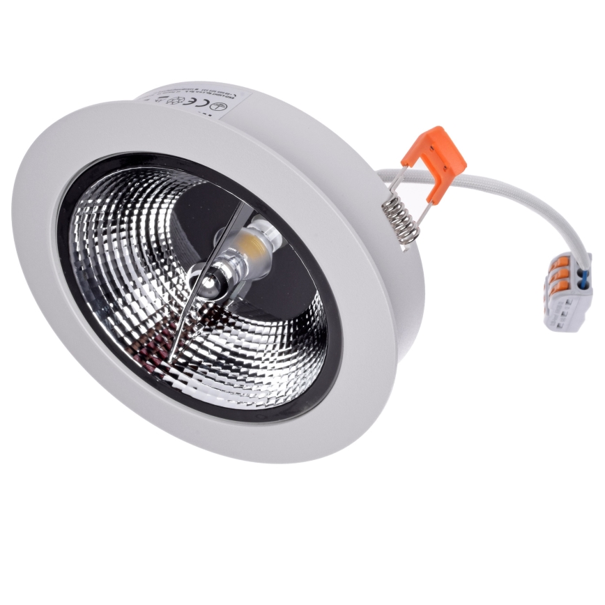 Upotettu valo REDONDO 1xAR111 - GU10/25W/230V