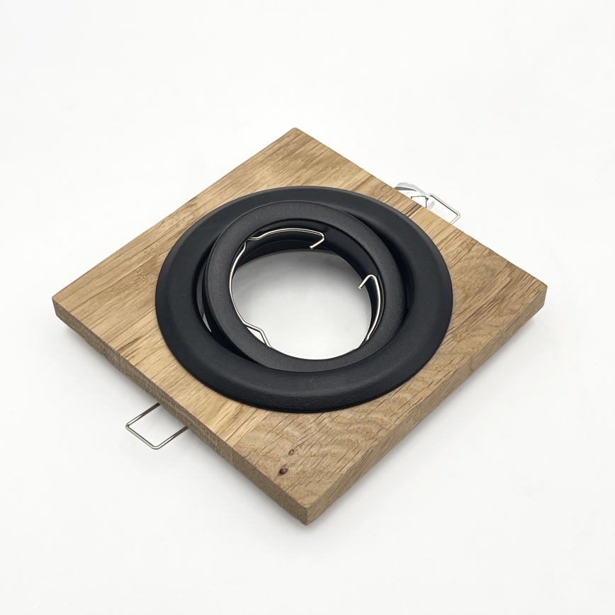Upotettu valo TOBBY 1xG9/20W/230V 11,5x11,5 cm tammi/musta