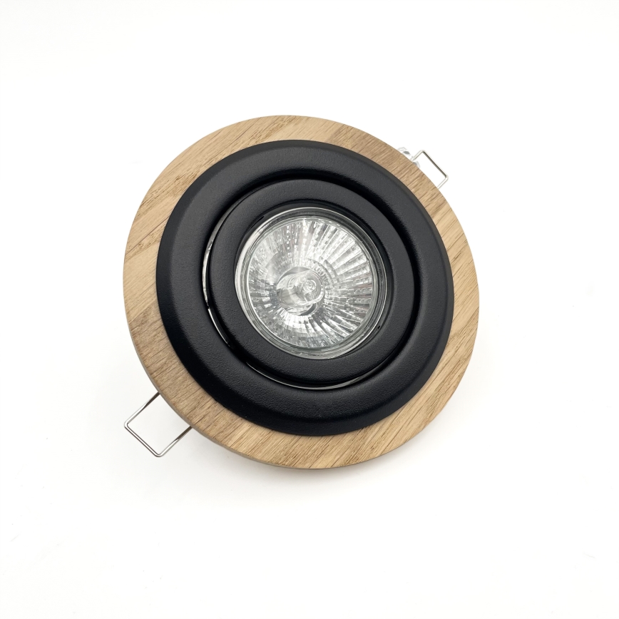 Upotettu valo TOBBY 1xG9/20W/230V halkaisija 11,5 cm tammi/musta