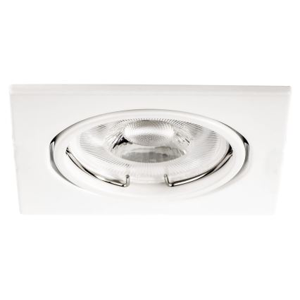 Uppovalaisin 1xGU10/MR16/10W/230V 9x9 cm valkoinen