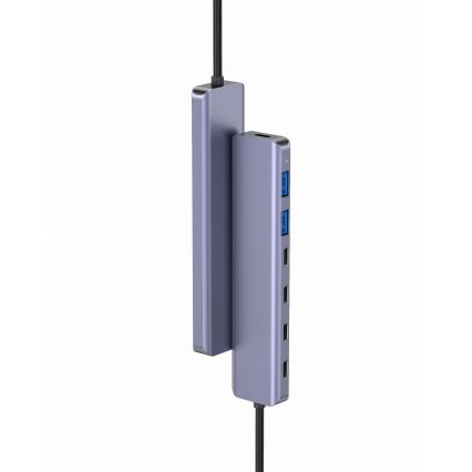 USB-C-hubi 7-in-1 Power Delivery 100 W