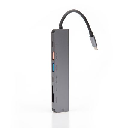 USB hub 7in1 Virranjakaja 100W HDMI 4K