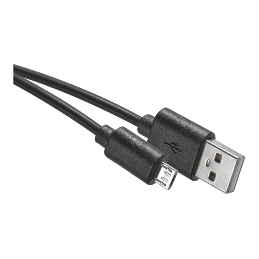 USB-kaapeli USB 2.0 A -liitin / USB B -mikroliitin musta