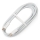 USB-kaapeli USB-C / USB-C liitin 100W 1,5m valkoinen