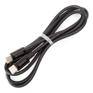 USB-kaapeli USB-C / USB-C liitin 60W 1m musta
