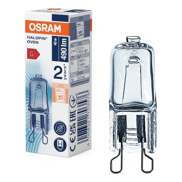 Uunilamppu HALOPIN G9/40W/230V 2700K - Osram
