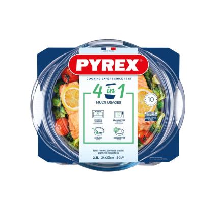 Uunivuoka kannella PYREX 2,1 l