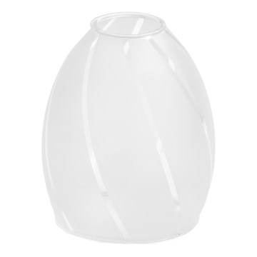 Vaihtokruunu E14 halkaisija 9 cm valkoinen