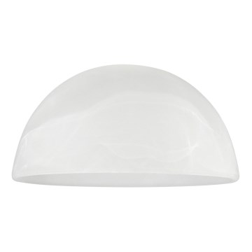 Vaihtokruunu E27 halkaisija 19 cm valkoinen