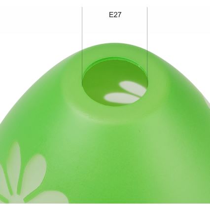 Vaihtokruunu GARDEN E27 halkaisija 23 cm vihreä