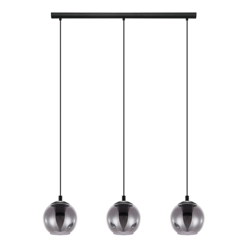 Vaihtokruunu johdossa Eglo ARISCANI 170x155 mm musta