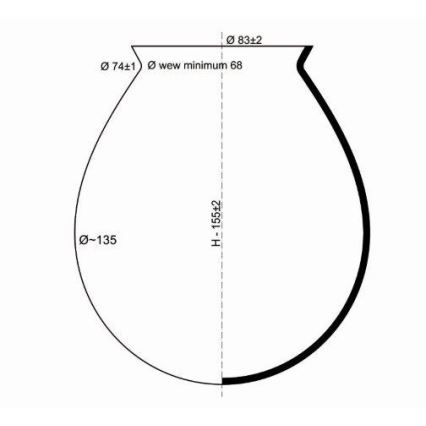 Vaihtokruunu NATAN halkaisija 13,5 cm