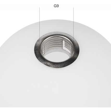 Vaihtokruunu ASTRO G9 halkaisija 12 cm