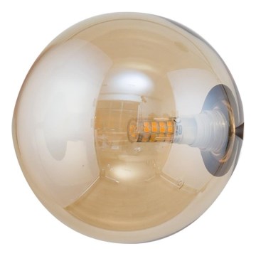 Vaihtolasi kattokruunuille, pöytävalaisimille ja seinävalaisimille ORO G9 halkaisija 14 cm beige