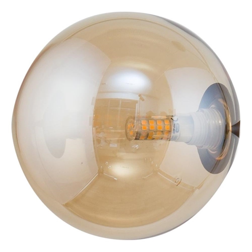 Vaihtolasi kattokruunuille, pöytävalaisimille ja seinävalaisimille ORO G9 halkaisija 14 cm beige