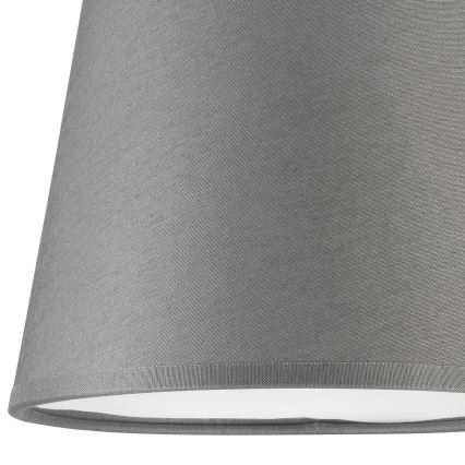 Vaihtovarjostin kattokruunulle ja seinävalaisimelle ELLIE E27 halkaisija 15 cm harmaa