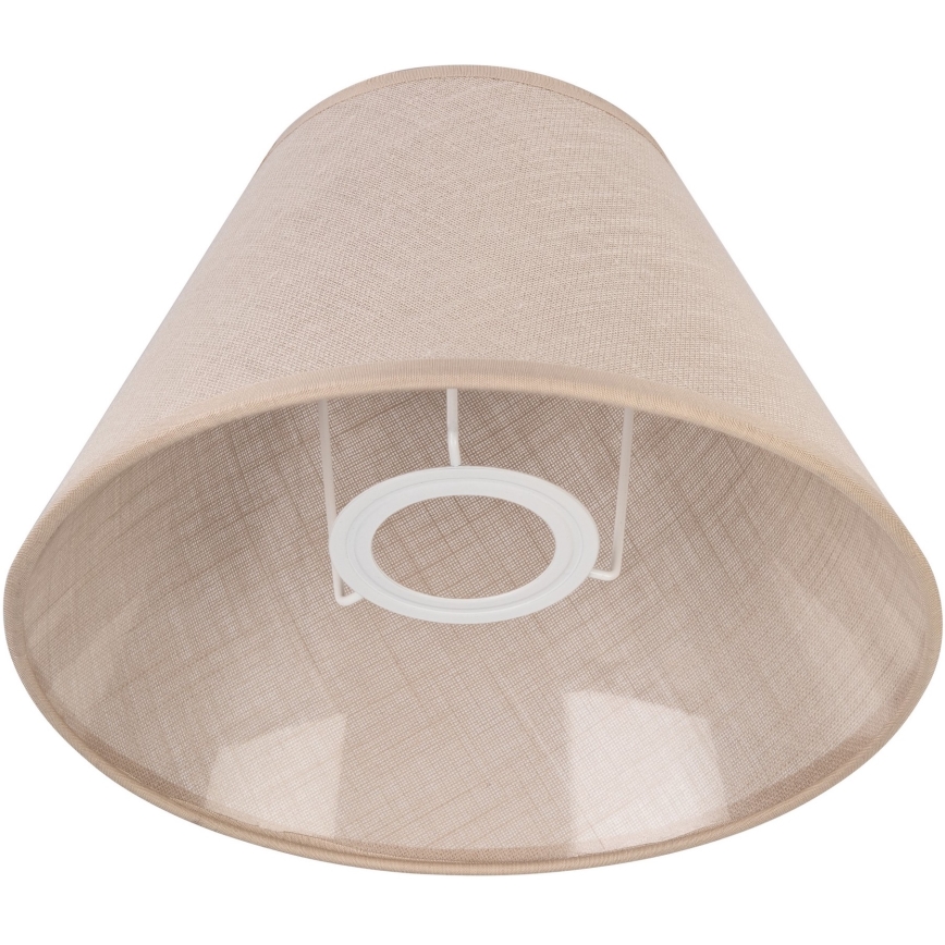 Pöytävalaisimen vaihtolasi JUTA E27 halkaisija 19 cm beige