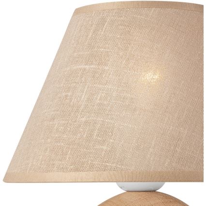 Pöytävalaisimen vaihtolasi JUTA E27 halkaisija 19 cm beige