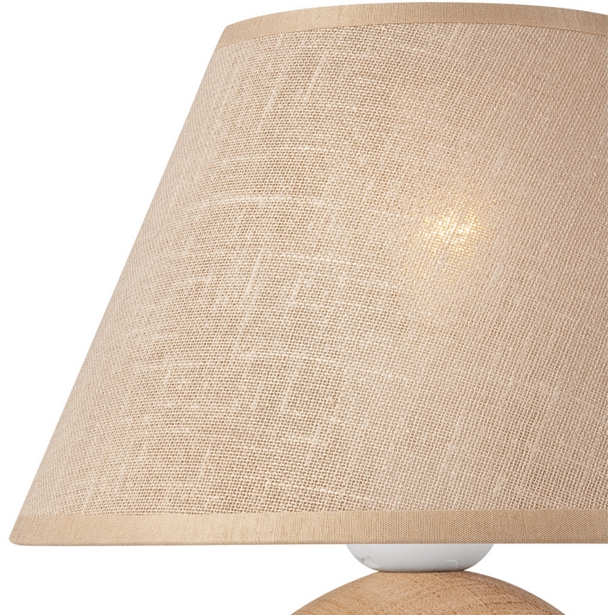 Pöytävalaisimen vaihtolasi JUTA E27 halkaisija 19 cm beige