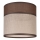 Vaihtovarjostin kattokruunulle, lattiavalaisimelle ja seinävalaisimelle ANDREA E27 halkaisija 16 cm ruskea/beige