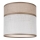 Vaihtovarjostin kattokruunulle, pöytävalaisimille ja seinävalaisimille ANDREA E27 halkaisija 16 cm beige/harmaa