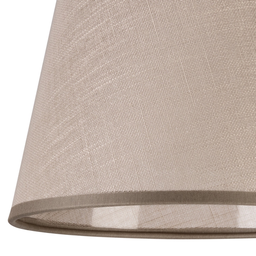 Vaihtovarjostin kattokruunuun LORENZO E27 halkaisija 16 cm beige