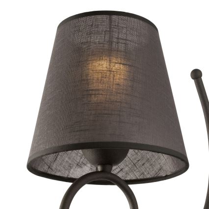 Vaihtovarjostin seinävalaistukseen LORENZO E27 halkaisija 16 cm harmaa