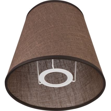 Vaihtovarjostin seinävalaistukseen LORENZO E27 halkaisija 16 cm ruskea