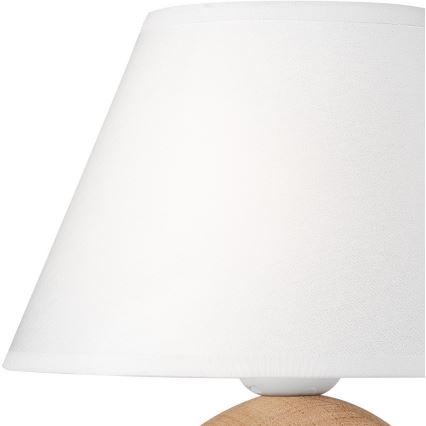 Vara-varjostin JUTA-pöytävalaisimeen E27, halkaisija 19 cm, valkoinen