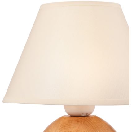 Vara-varjostin JUTA-pöytävalaisimeen E27, halkaisija 19 cm, kerma