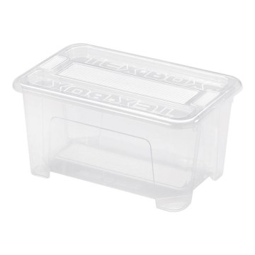 Varastolaatikko TEX BOX 4,5 l läpinäkyvä