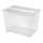 Varastolaatikko TEX BOX 70 l läpinäkyvä