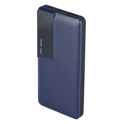 Varavirtalähde näytöllä 10000mAh/3,7V sininen