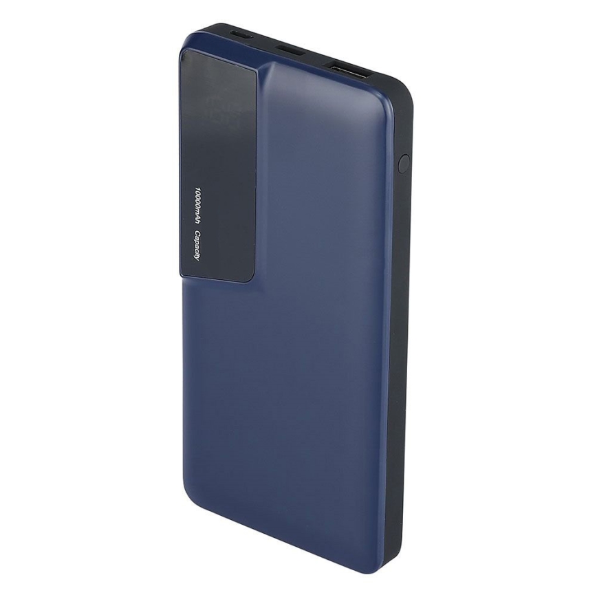 Varavirtalähde näytöllä 10000mAh/3,7V sininen