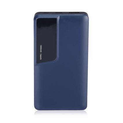 Varavirtalähde näytöllä 10000mAh/3,7V sininen