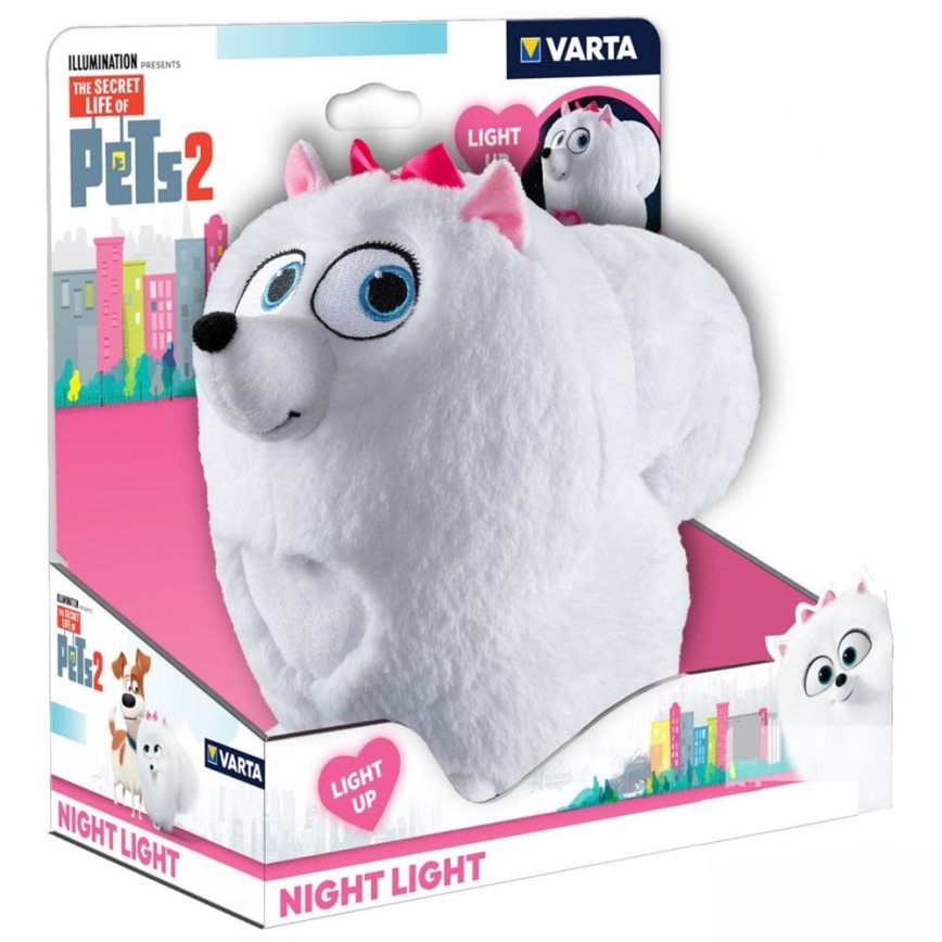 Varta 15643 - Lasten LED-lamppu THE SECRET LIFE OF PETS LED/3xAAA