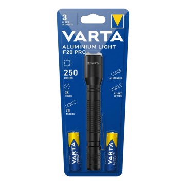 Varta 16607101421 - LED Taskulamppu ALUMINIUM LIGHT LED/2xAA