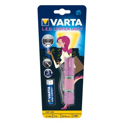 Varta 16617101421 - LED-taskulamppu LIPSTICK LED/1xAA