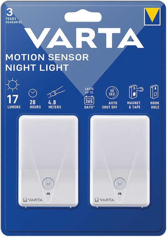 Varta 16624101402 - SETTI 2x LED-yövalo anturilla NIGHT LIGHT LED/3xAAA