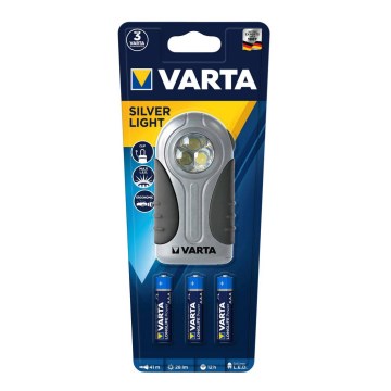 Varta 16647101421 - LED-käsivalaisin SILVER LIGHT LED/3xAAA