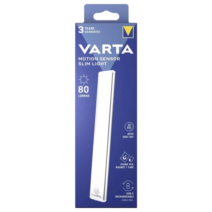 Varta 17624101111 - LED Ladattava huonekaluvalaisin liiketunnistimella LED/5V