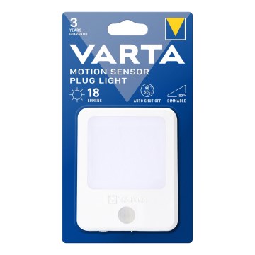 Varta 18624101401 - LED Himmennettävä yövalo anturilla LED/230V