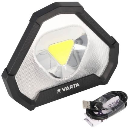 Varta 18647101401 - LED Kannettava taskulamppu WORK FLEX LED/12W/5V 5200mAh IP54