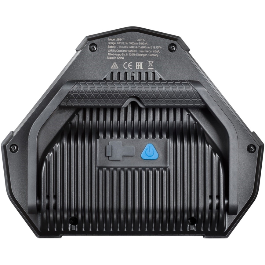 Varta 18647101401 - LED Kannettava työvalaisin WORK FLEX LED/12W/5V 5200mAh IP54