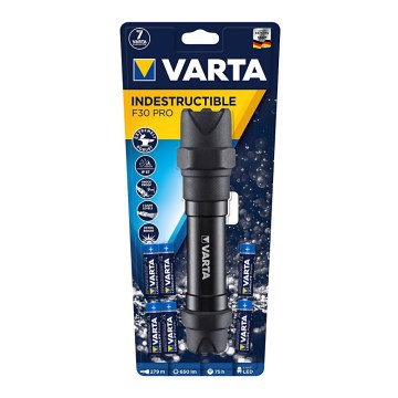 Varta 18714101421 - LED-taskulamppu INDESTRUCTIBLE LED/6W/6xAA