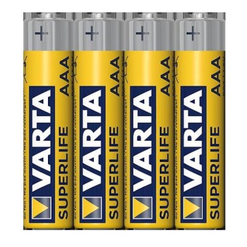 Varta 2003101304 - 4 kpl Sinkki-hiiliparisto SUPERLIFE AAA 1,5V