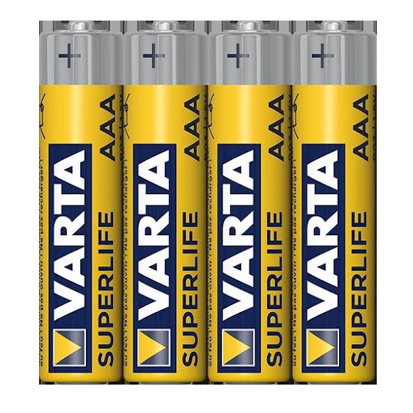 Varta 2003101304 - 4 kpl Sinkki-hiiliparisto SUPERLIFE AAA 1,5V
