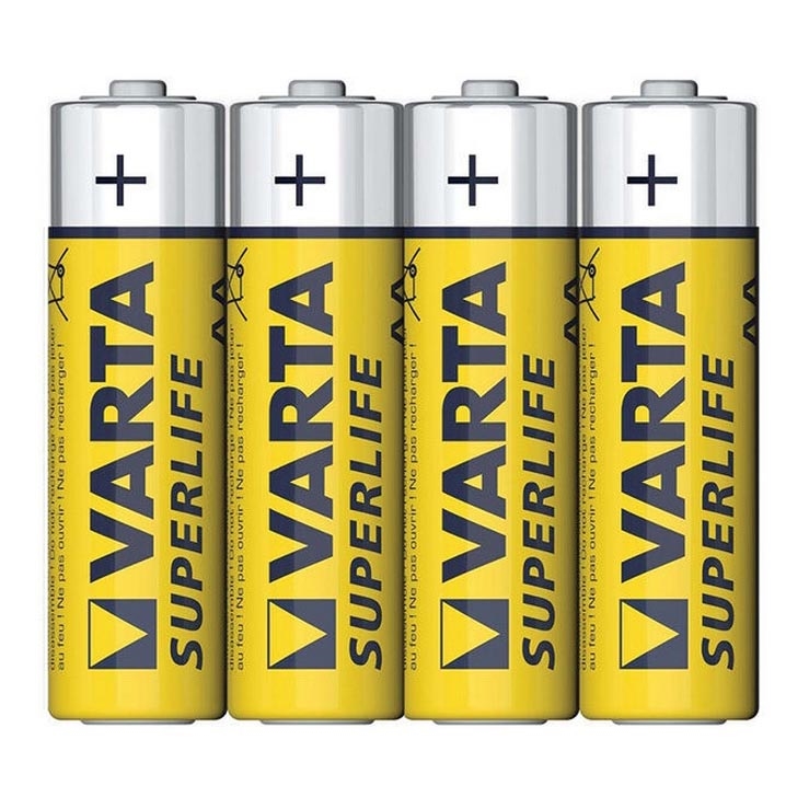 Varta 2006 - 4 kpl Sinkki-hiiliparisto SUPERLIFE AA 1,5V