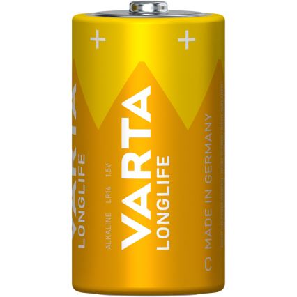 Varta 4114101422 - 2 kpl Alkaliparisto LONGLIFE LR14/C 1,5V