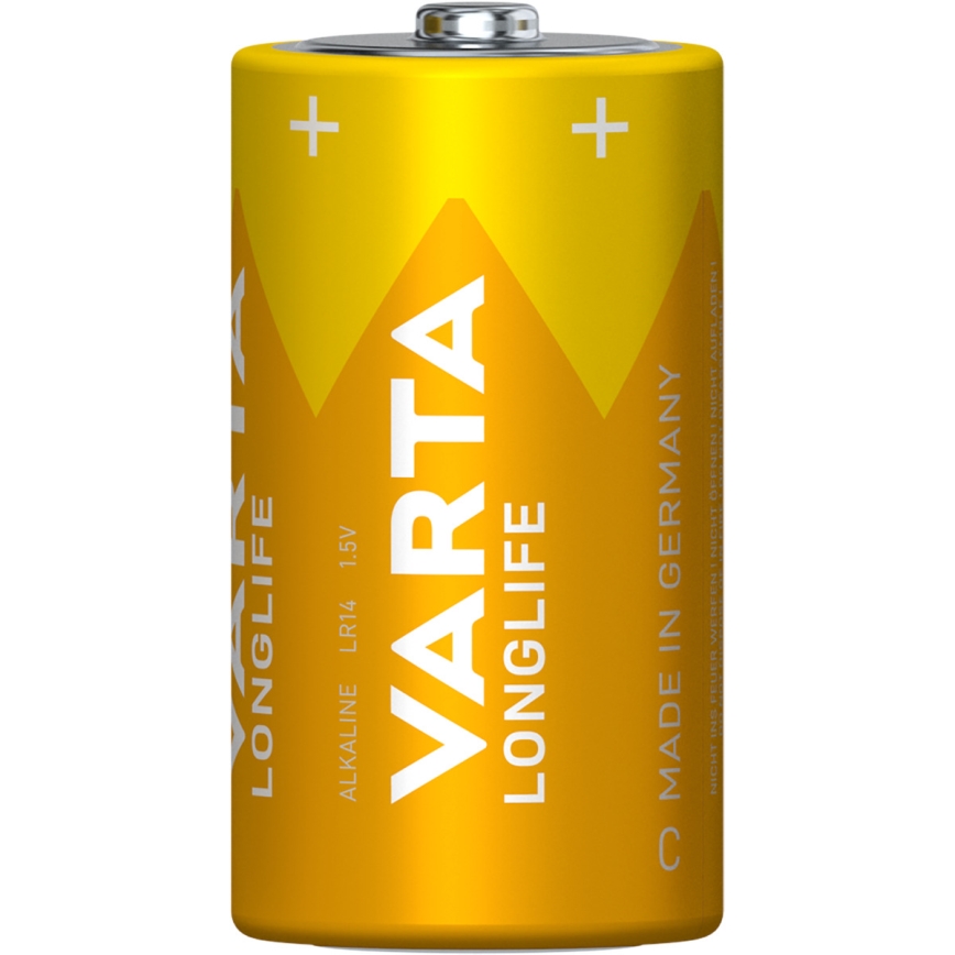 Varta 4114101422 - 2 kpl Alkaliparisto LONGLIFE LR14/C 1,5V